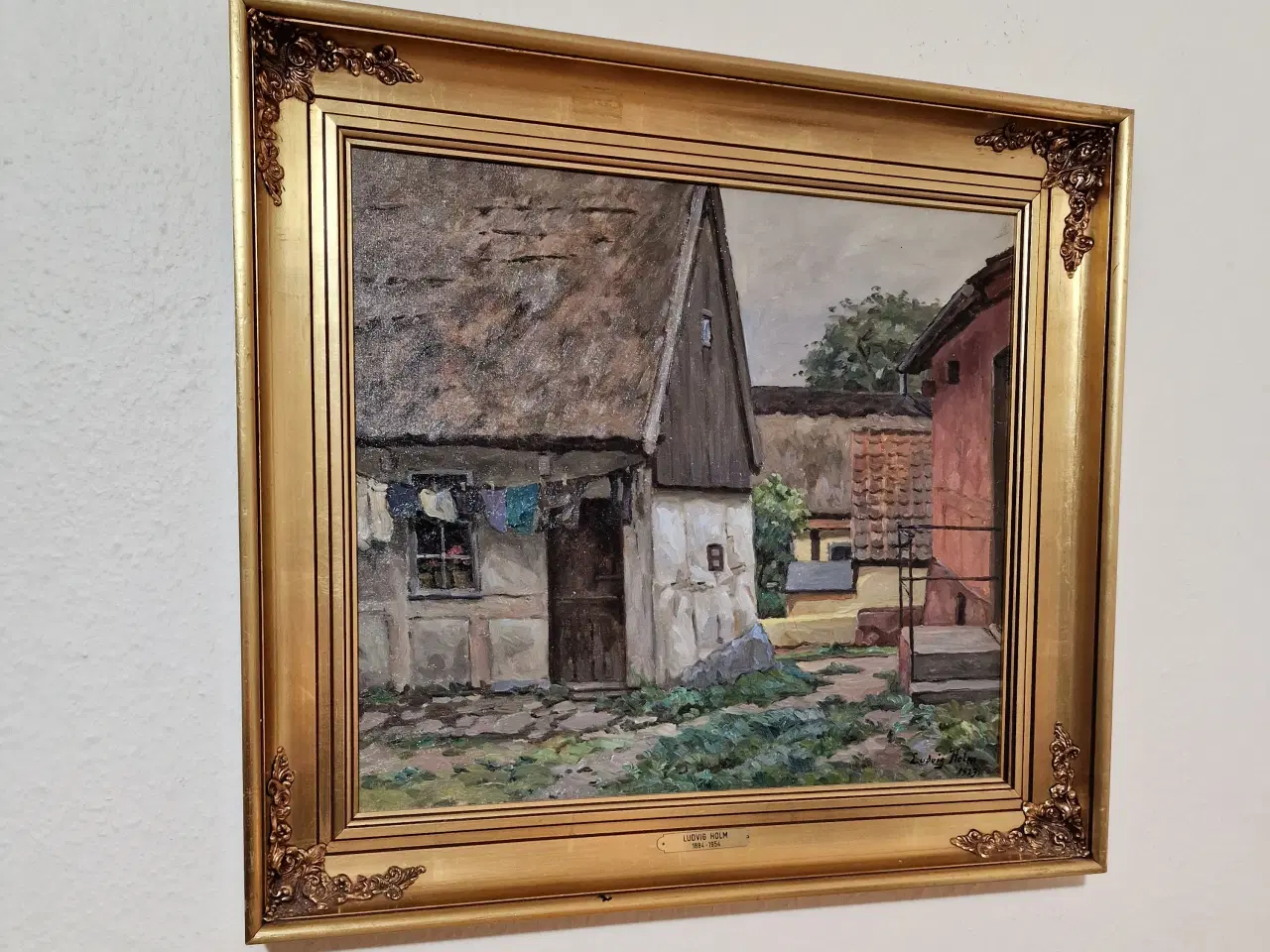 Billede 3 - Oliemaleri af Ludvig Holm fra 1923.