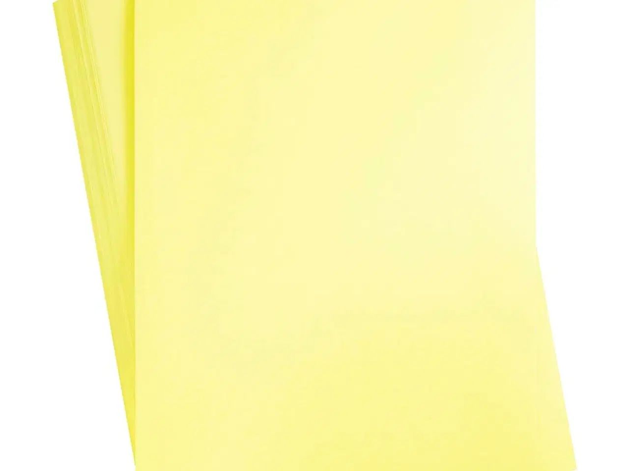 Billede 1 - A2 Lys Gul Karton 180 g - 100 Ark til Kreativitet