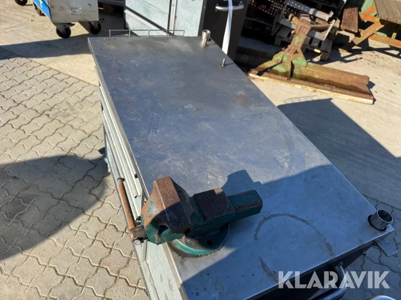 Billede 7 - Værksteds bord på hjul