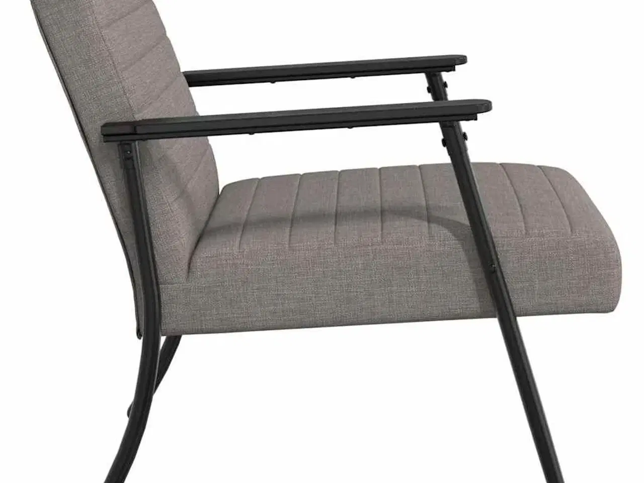 Billede 5 - Lænestol Gråbrun 59 x 75 x 78 cm Stof