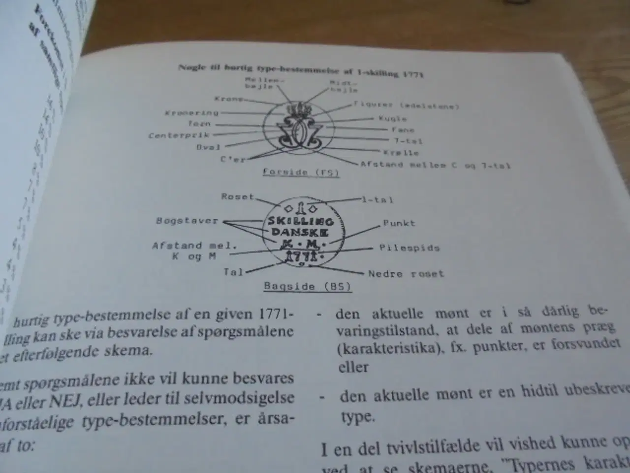 Billede 3 - 1 skilling 1771 med appendiks om ½ skilling 1771  