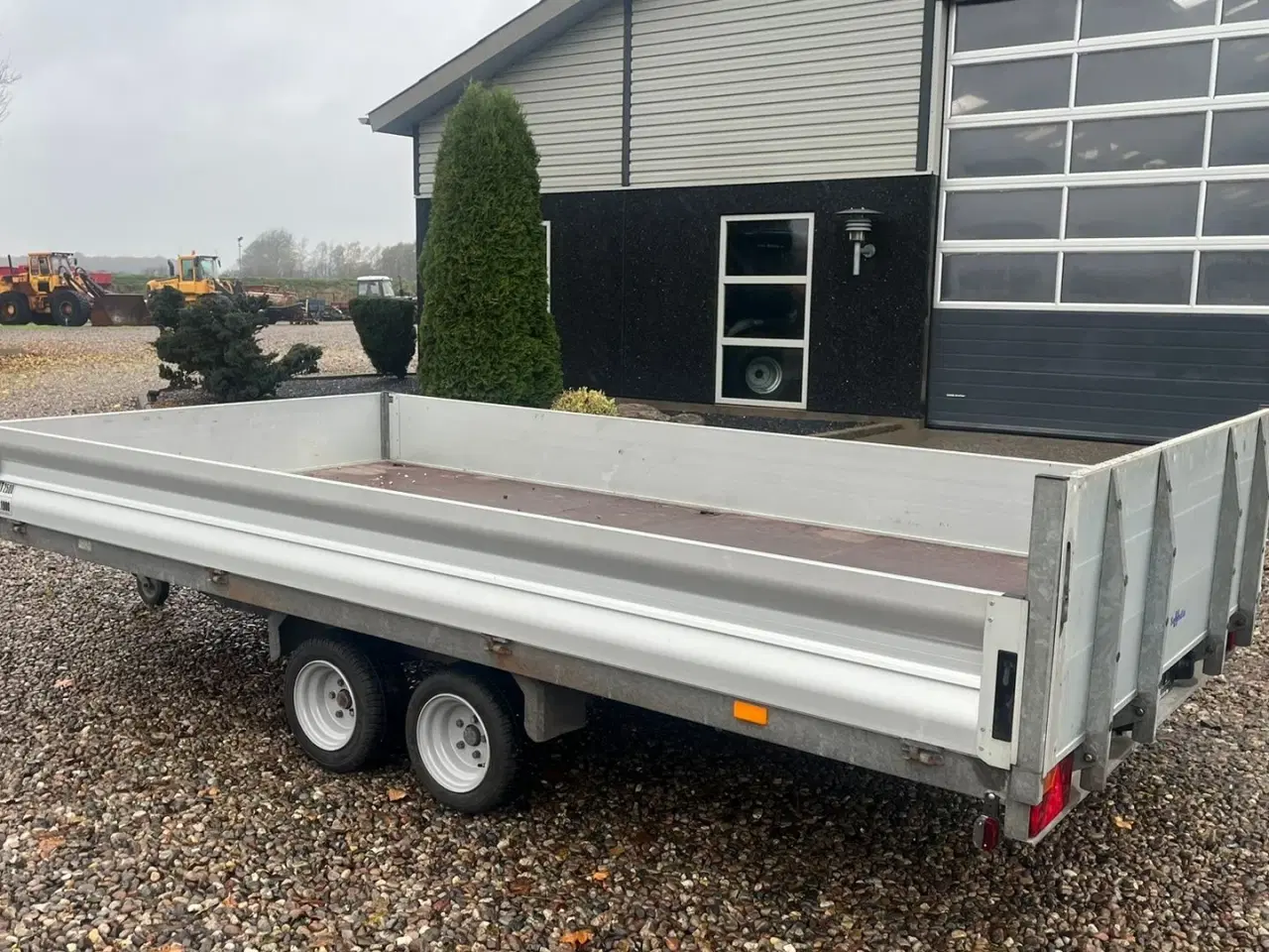 Billede 6 - Selandia Maskintrailer med vip og rampe med hydraulisk tip