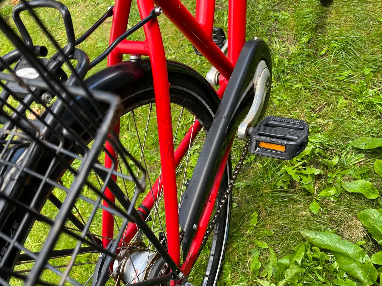 Billede 3 - Rød dame cykel i str 48