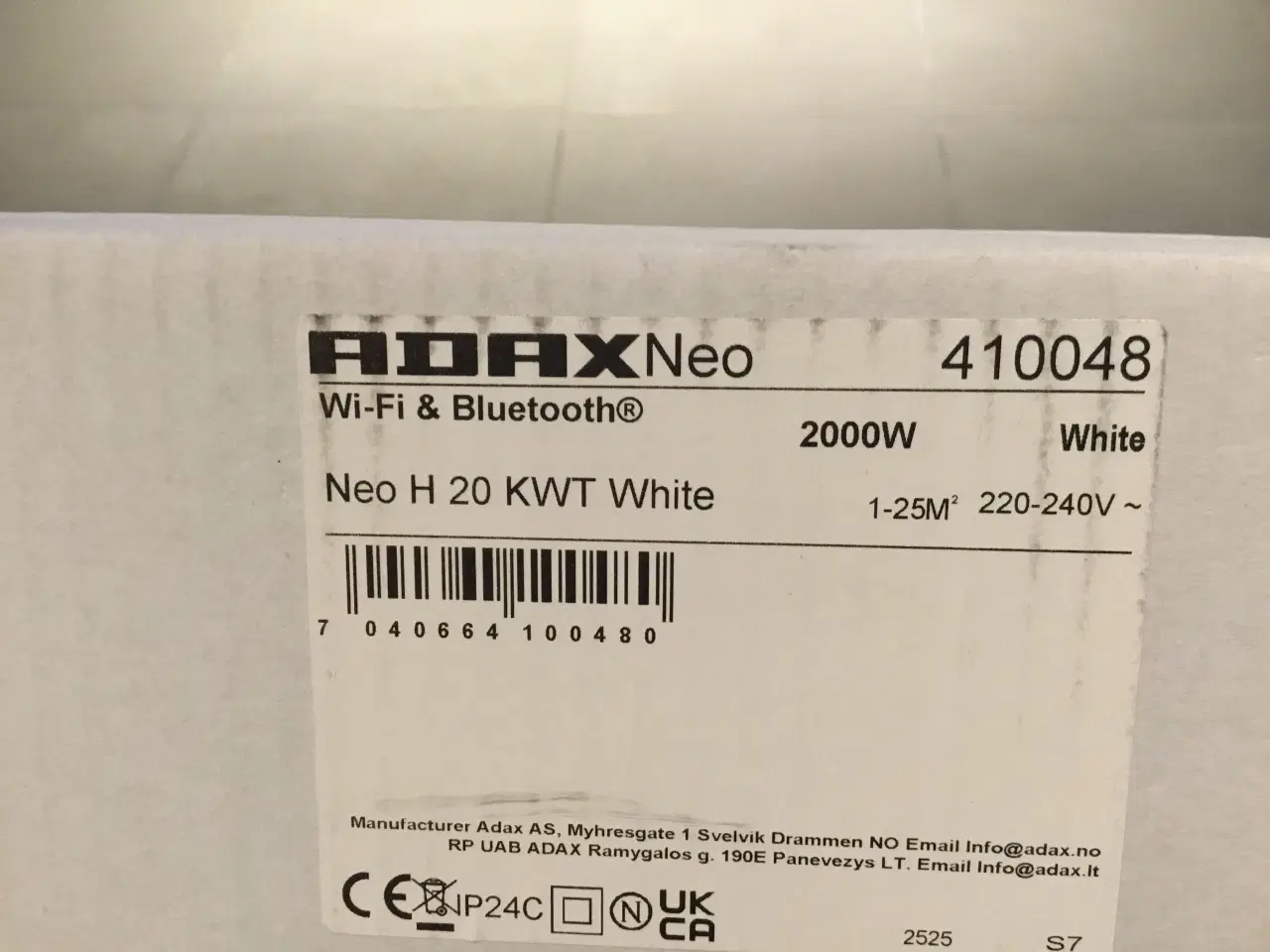 Billede 2 - Adax elpanel 2000w