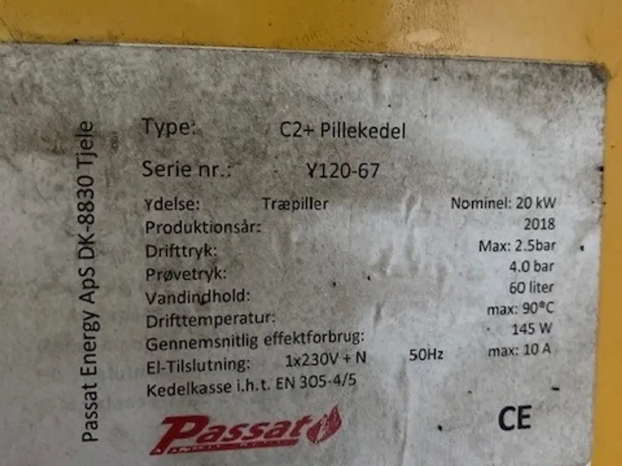 Billede 3 - Pillefyr, Passat c2+ 23kw