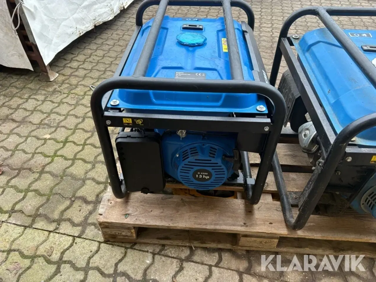 Billede 6 - Generator Biltema G5500 230 V / max. 5,5 kW 2styk