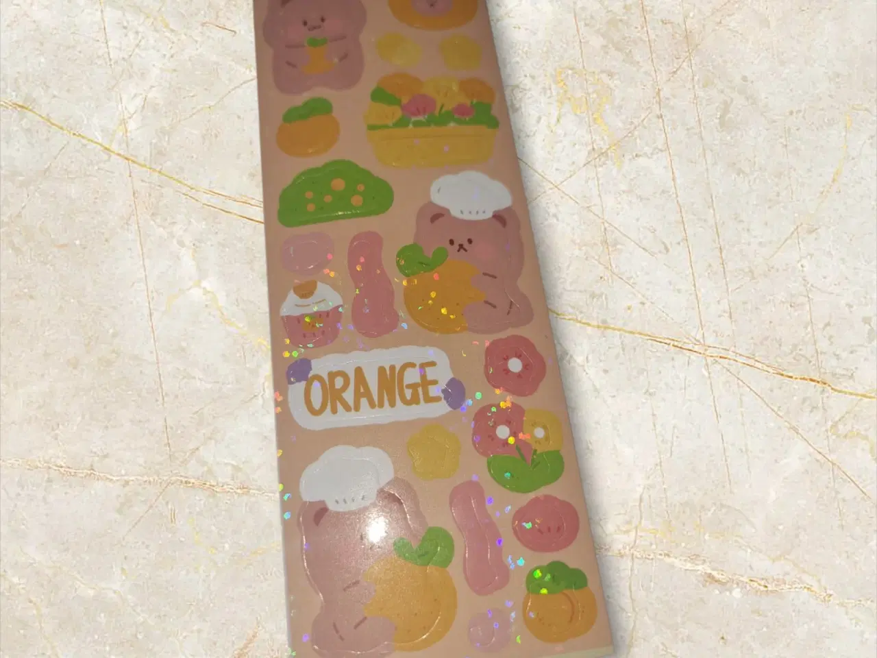 Billede 1 - Farverige klistermærker med bjørne, bagværk og app