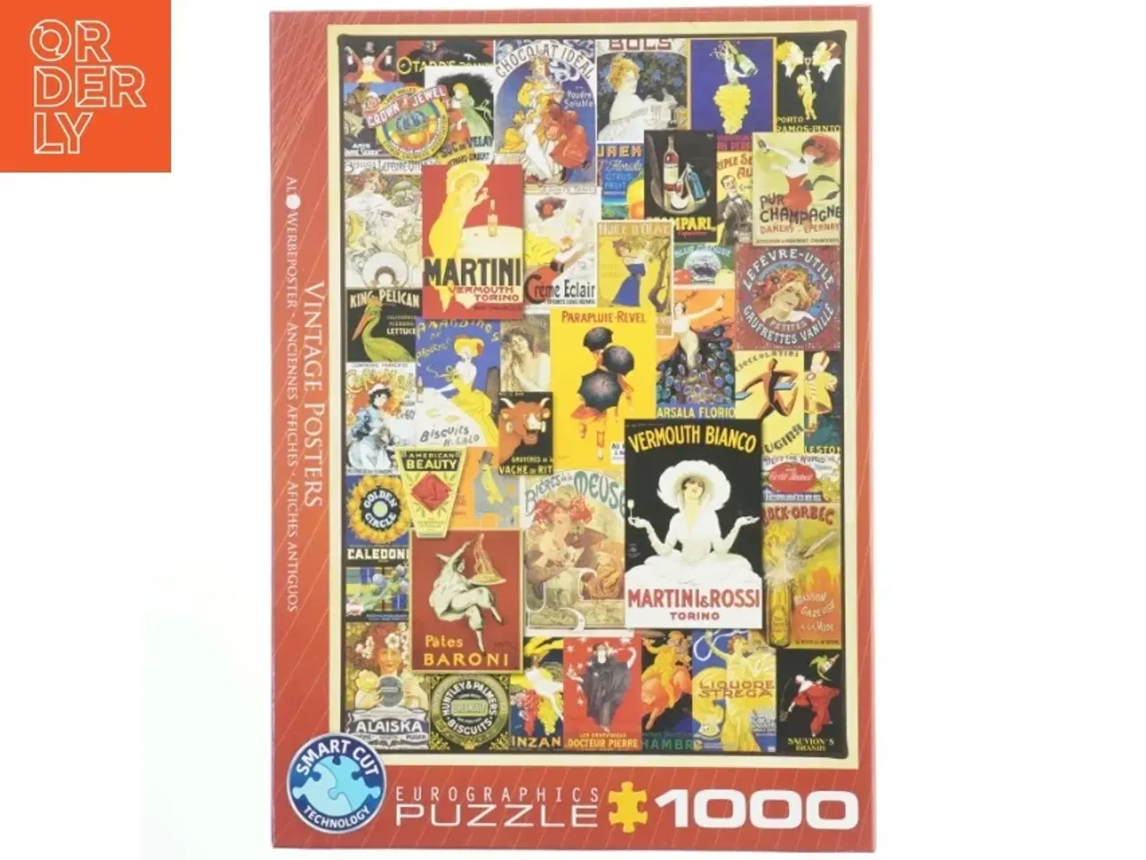 Billede 6 - puslespil, 1000, med vintage reklame plakater (str. 48x68 cm)