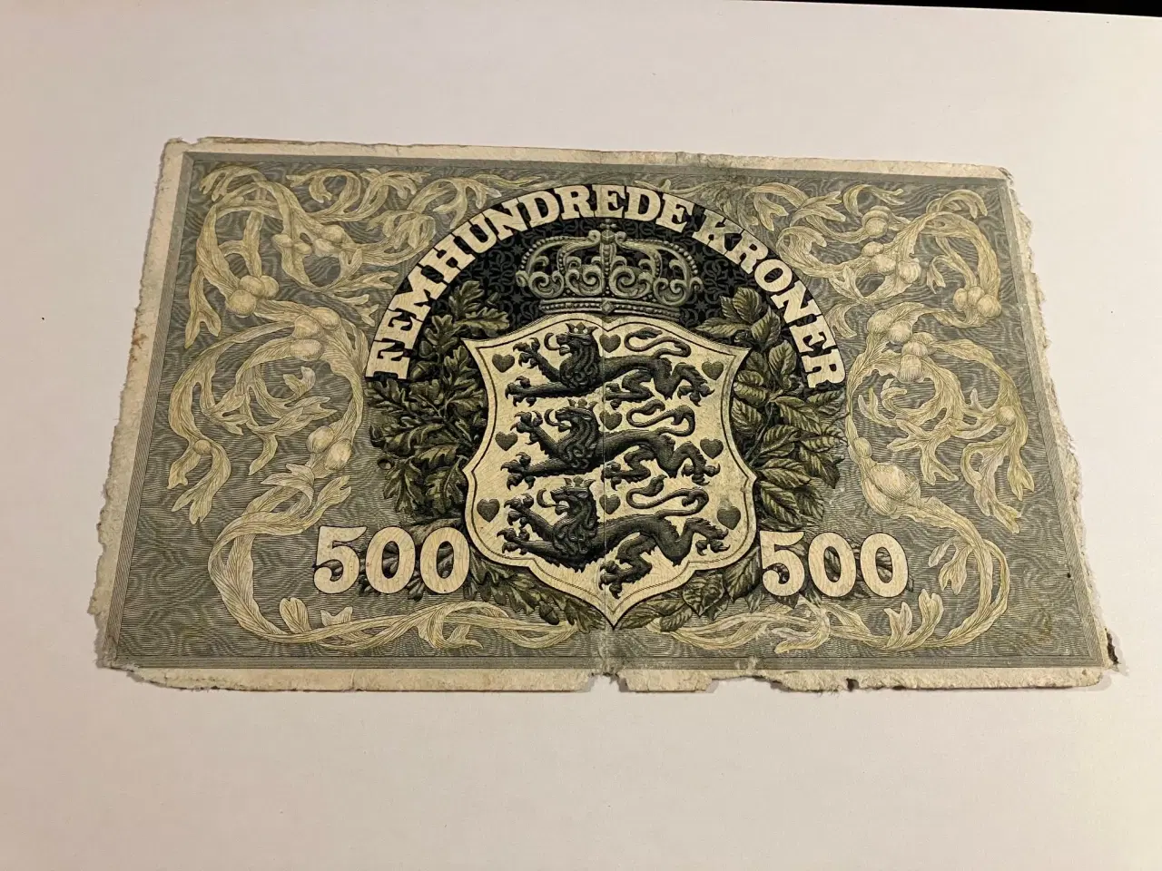 Billede 2 - 500 Kroner 1931 - Meget slidt