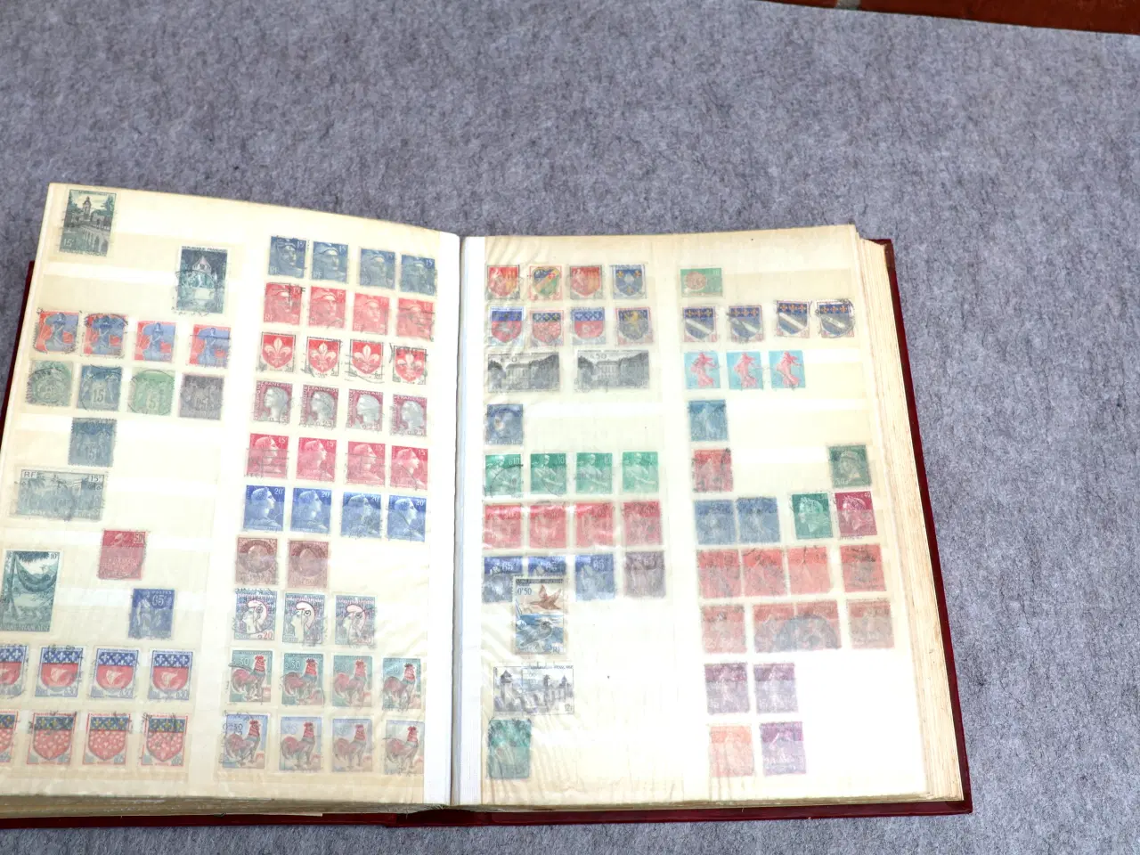 Billede 3 - 4 Album m/gl frimærker