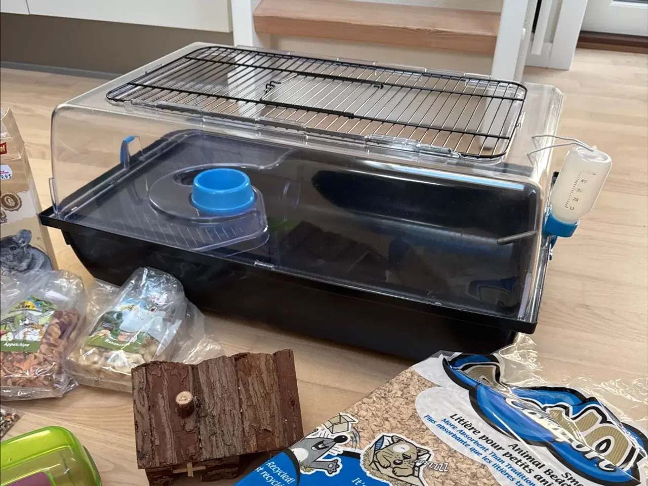 Billede 3 - Dværghamsterbur med tilbehør