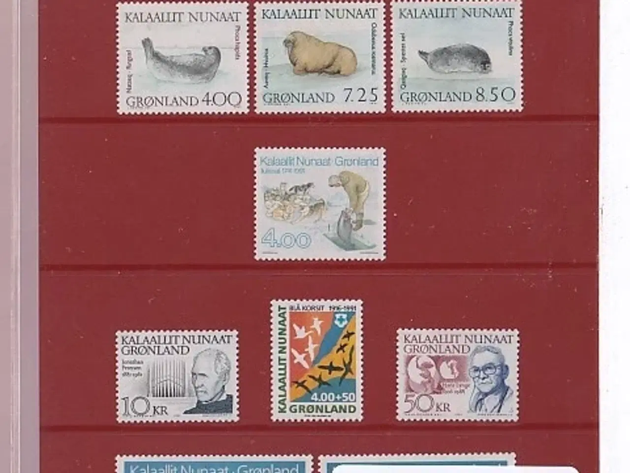 Billede 1 - Grønland - 1991 Frimærker Komplet - Postfrisk
