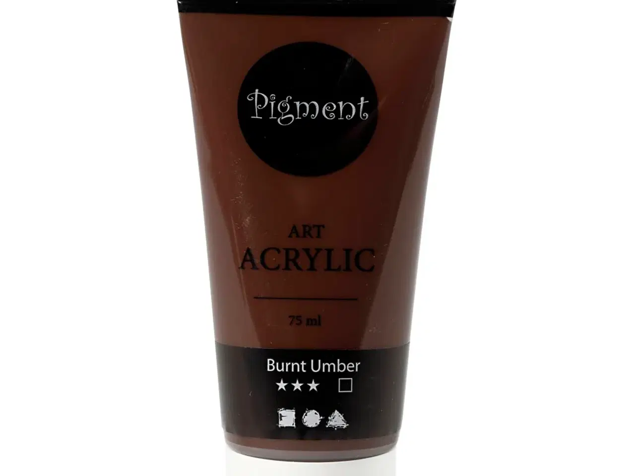Billede 1 - Art Akrylmaling, halvblank, dækkende, burnt umber, 75ml/ 1 fl.