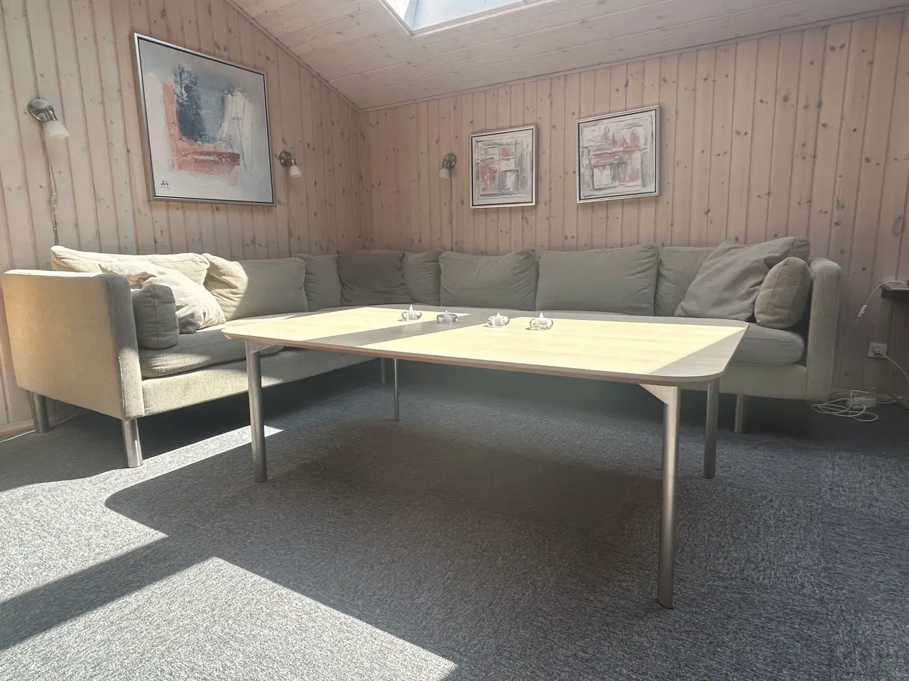 Billede 3 - Sofabord i egetræ 