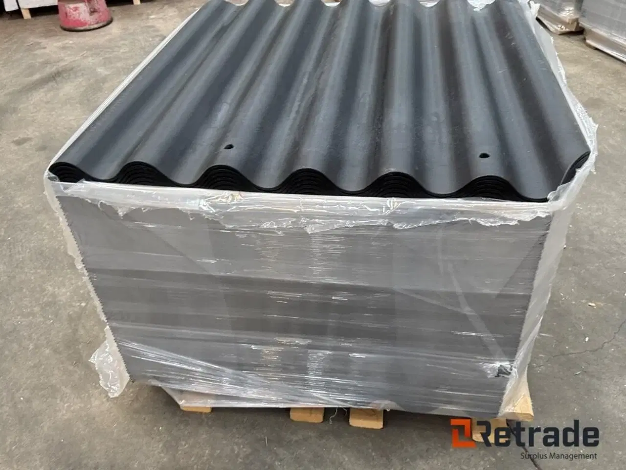 Billede 4 - - - - 225 stk. Fabriksnye Tagplader Euronit 700 T 1152x1220 mm
