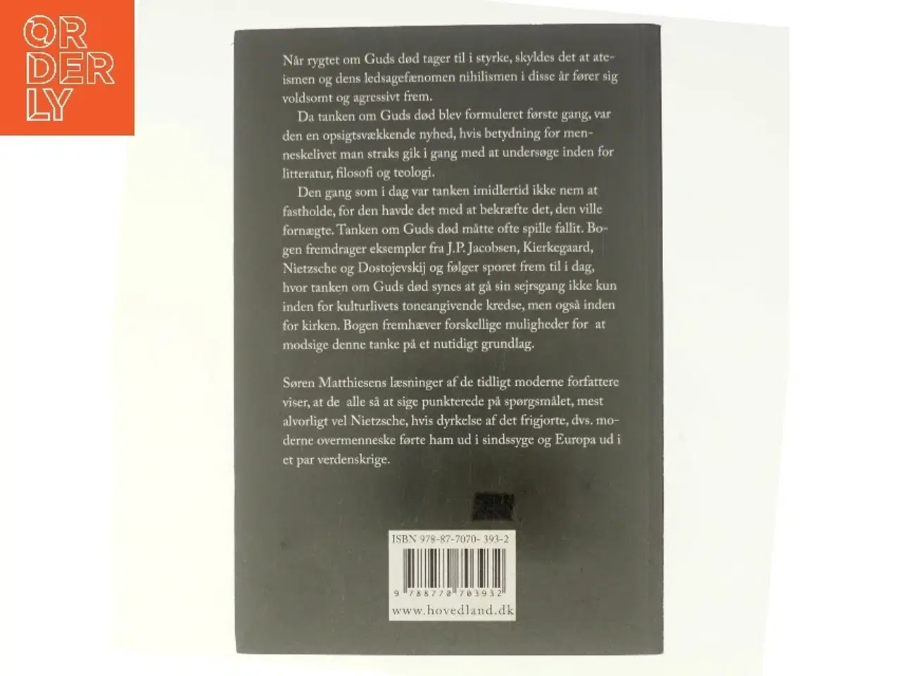 Billede 3 - Rygtet om Guds død af Søren Matthiesen (Bog)