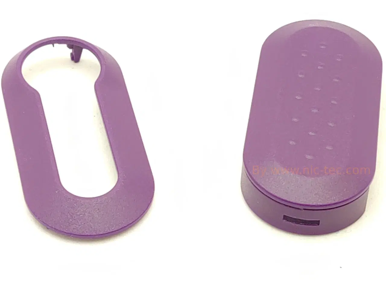 Billede 6 - Cover for Fiat nøgle i blå til fiat 500 og andre med samme type nøgle