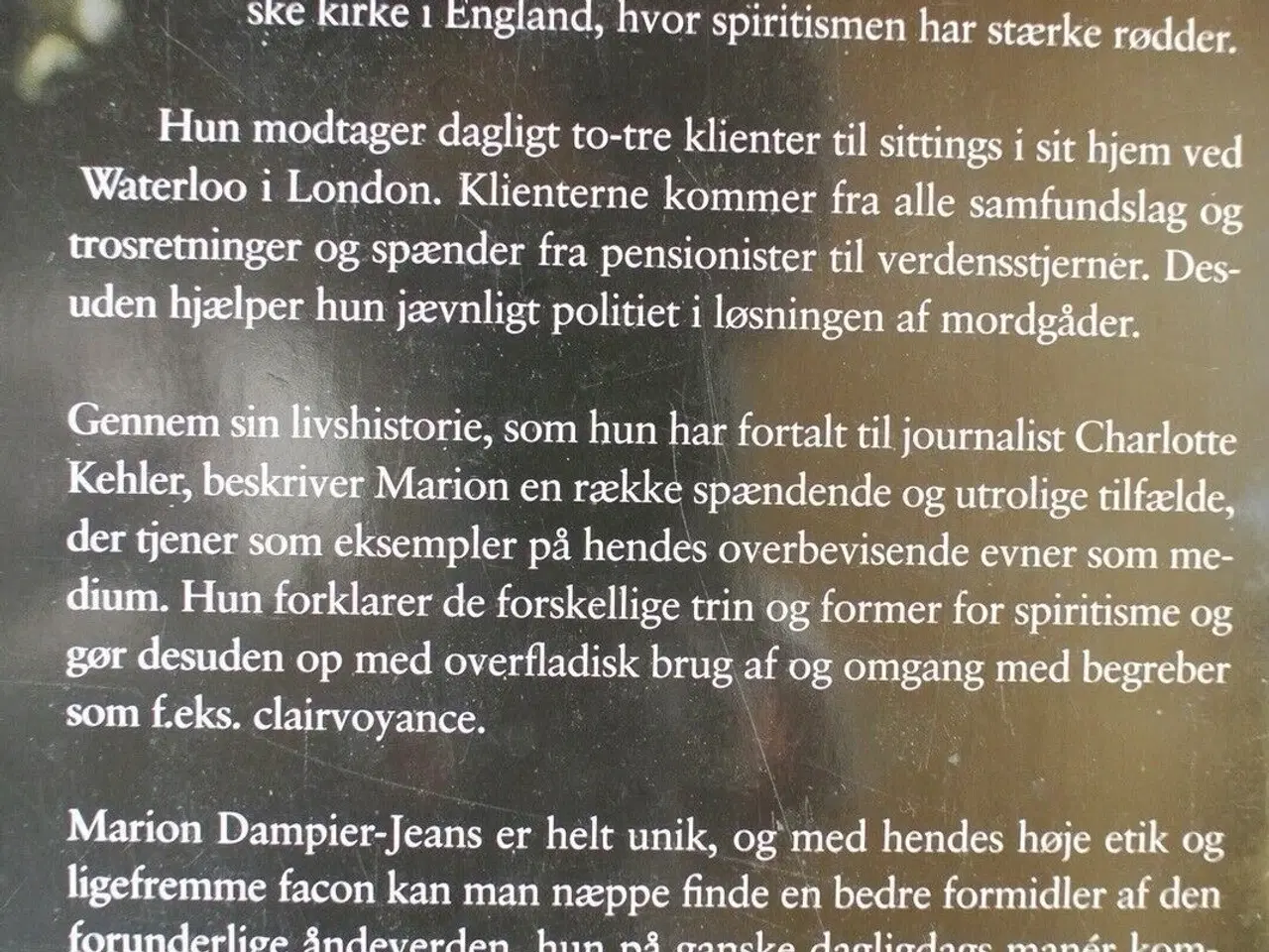 Billede 4 - mit liv med ånderne, af marion dampier-jeans med d