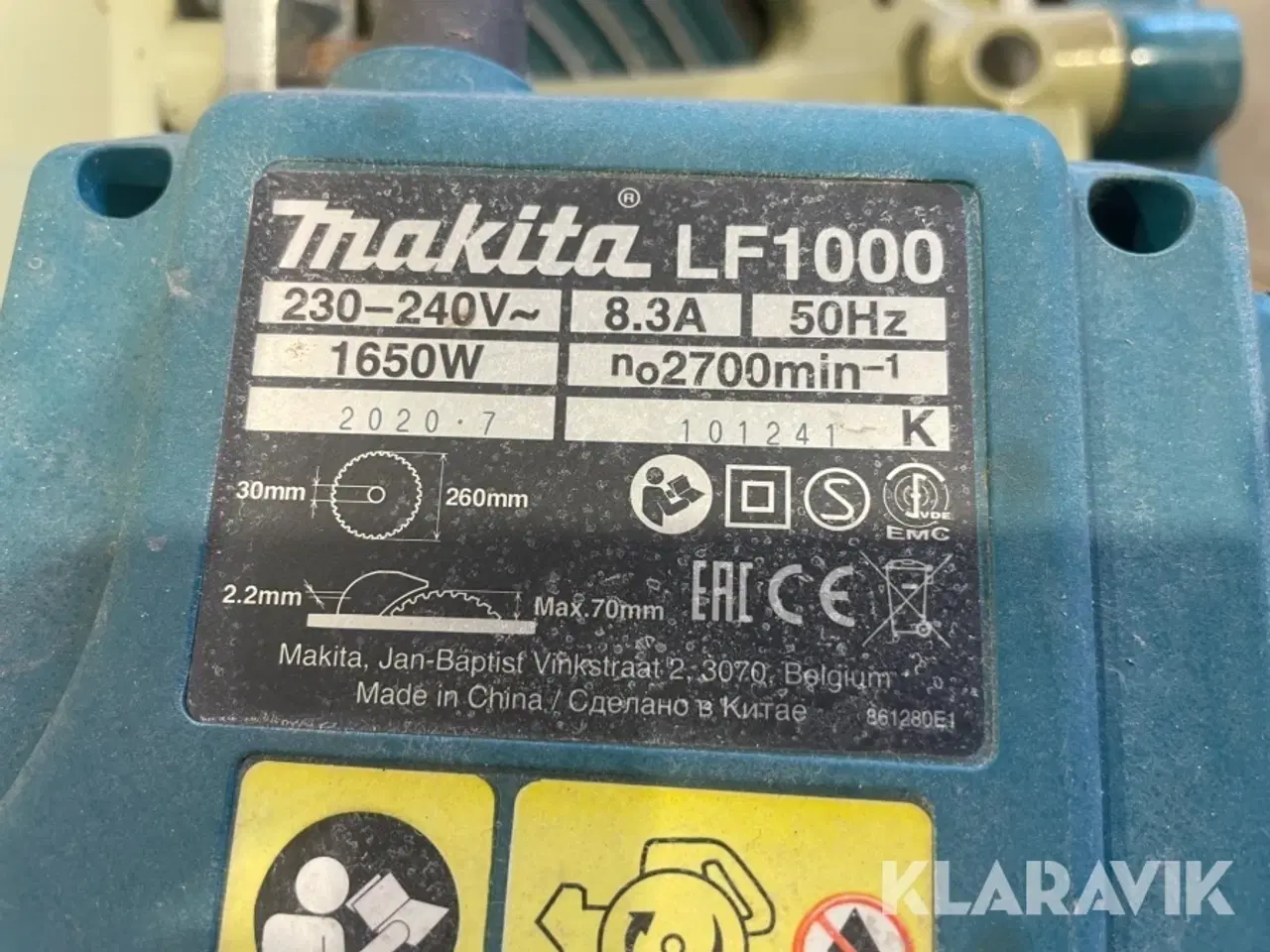 Billede 9 - BygningsSav Makita LF1000