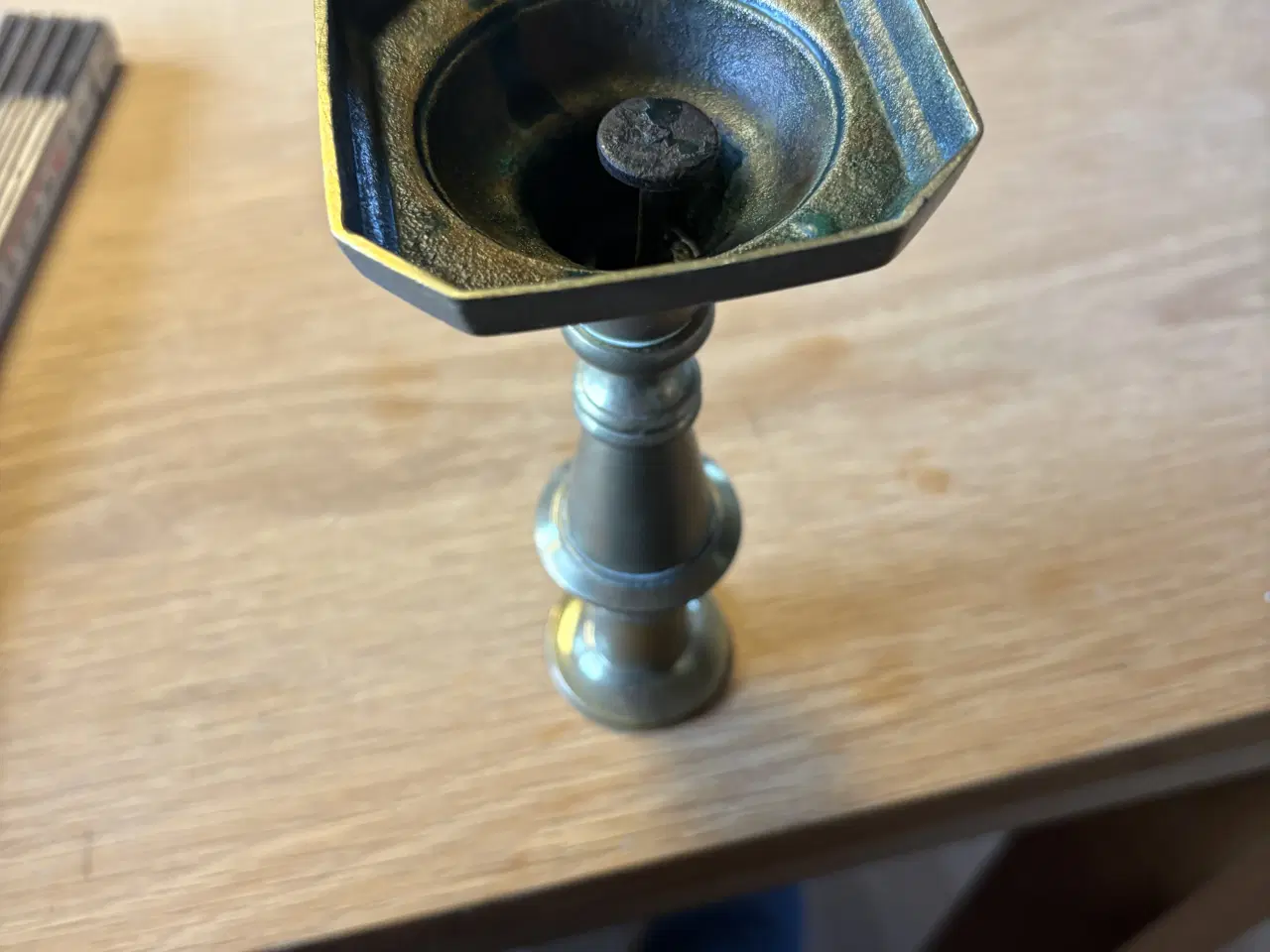 Billede 2 - Messing lysestage