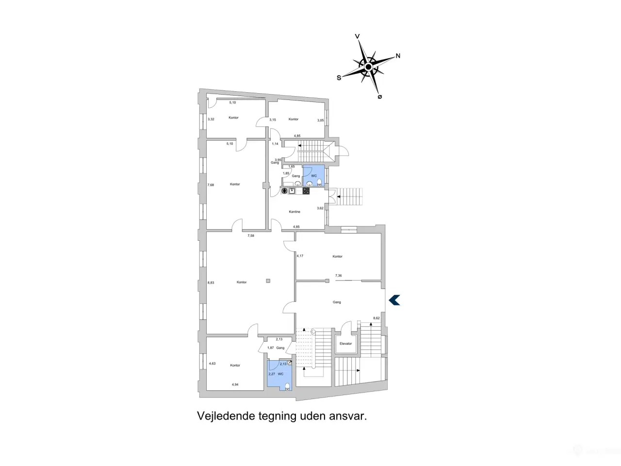 Billede 13 - Fantastisk flot kontor-/kliniklejemål i Viborg Centrum - fra 200 kvm til 296 kvm