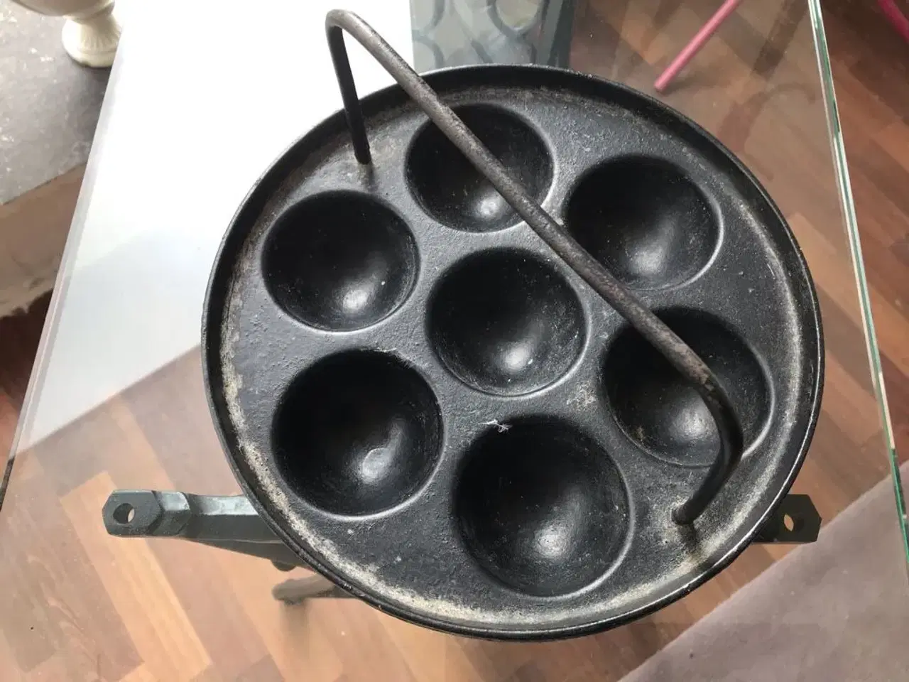 Billede 1 - Æbleskivepande  i støbejern