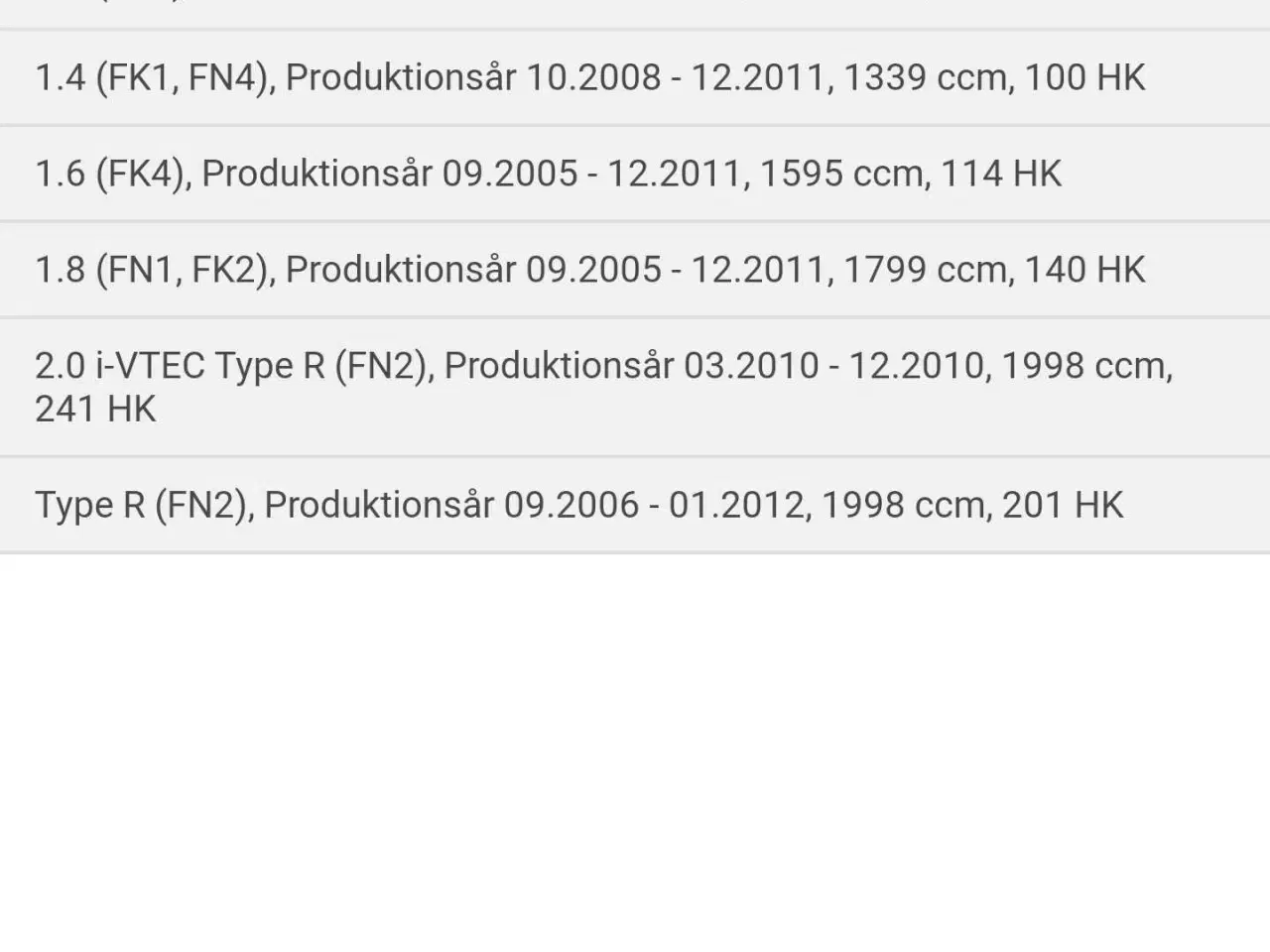 Billede 4 - Eibach fjedre til Honda Civic 2006-2012