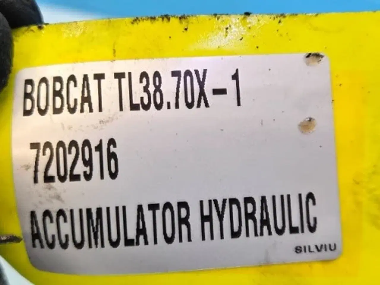 Billede 3 - Bobcat  TL38.70X  Hydraulisk akkumulator 7202916