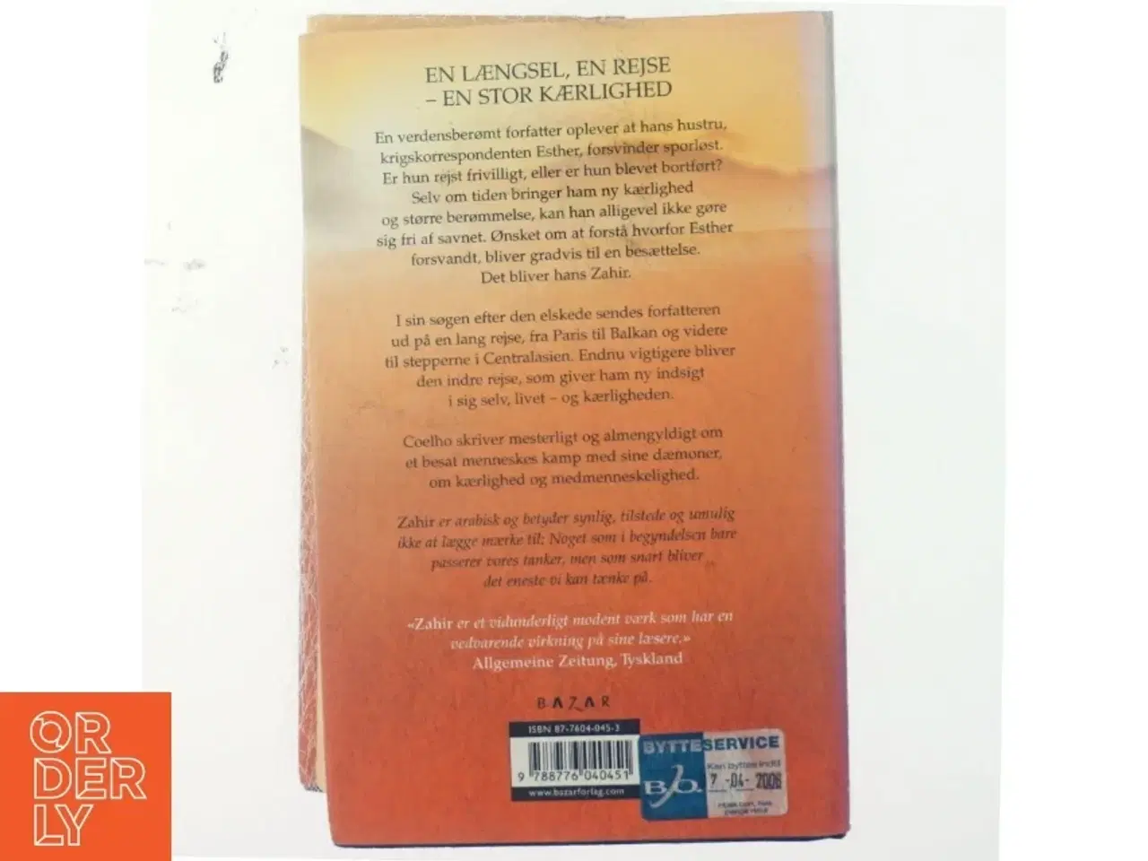 Billede 3 - Zahir af Paulo Coelho (Bog)