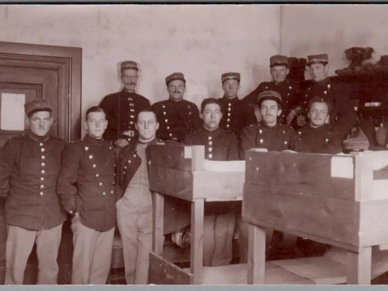 Billede 1 - Soldater - Fotokort Spindler Christensen - Viborg - Postkort - Ubrugt