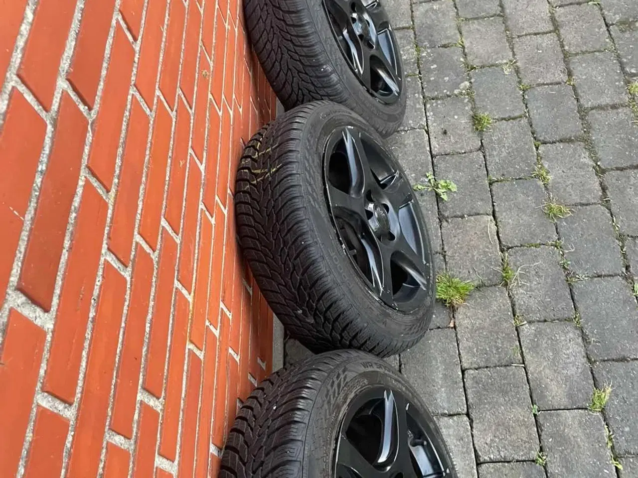 Billede 2 - 15” 5x100 aluhjul med næsten nye vinterdæk