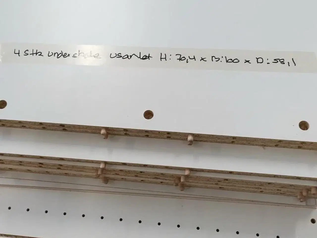 Billede 4 - 4 stk. usamlet underskabe H: 70,4 x B: 100 x D: 58,1