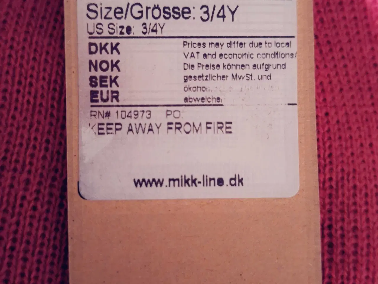 Billede 2 - Ny Mikk-line strikhue str. 3-4 år