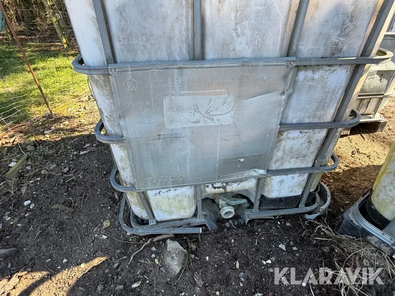 Billede 9 - Palletank med chaussésten 3 styk