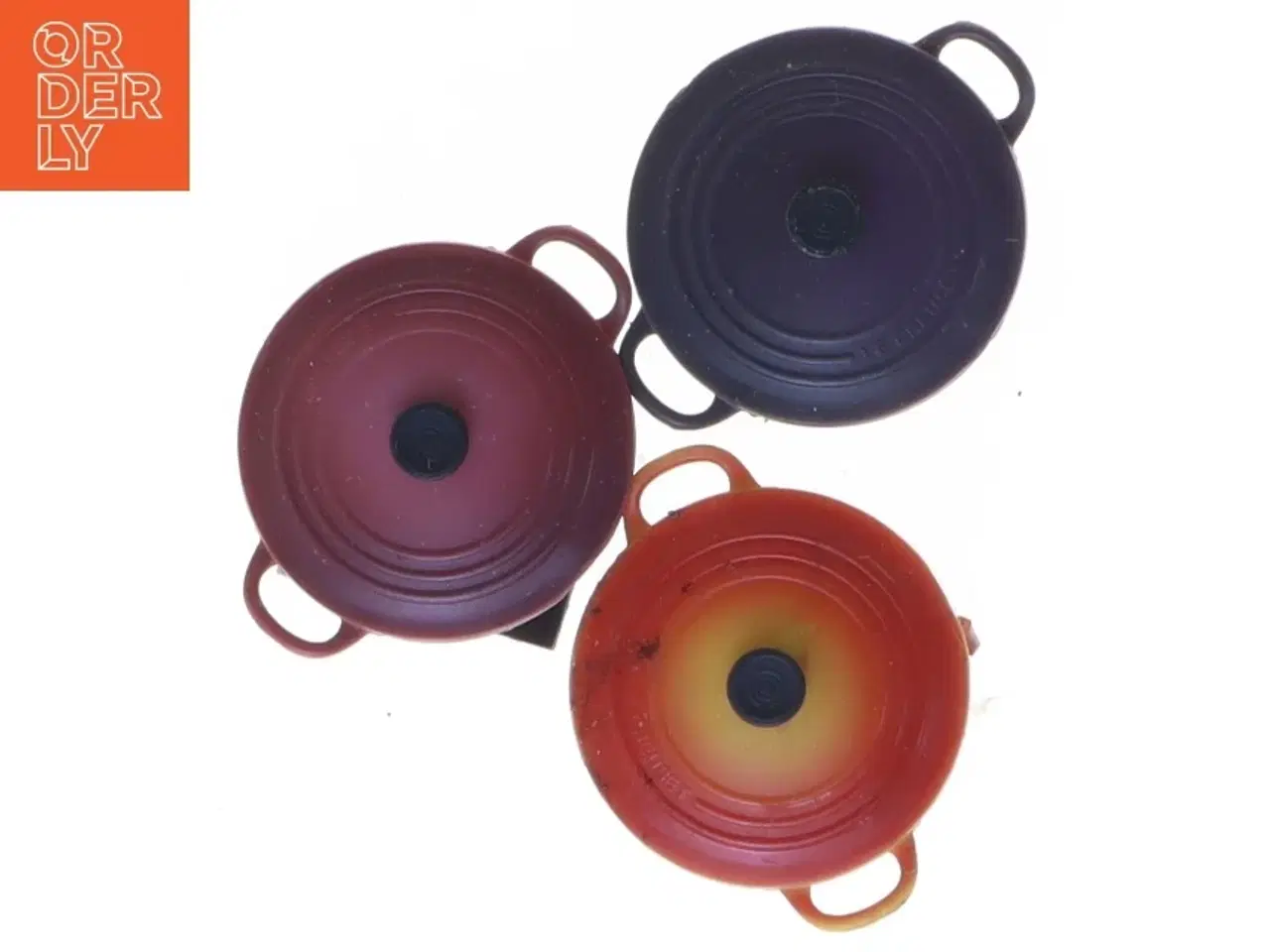 Billede 1 - Miniature gryder med låg, magneter (str. Ø 4 cm)