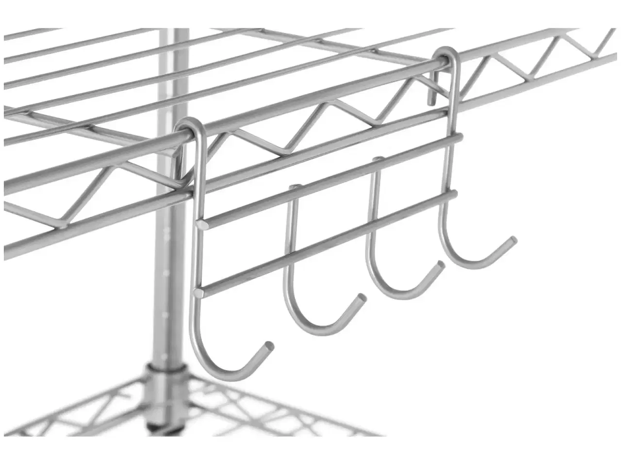 Billede 4 - Ekstra Stabil Gitterreol – 5 Hylder (35 x 55 cm)