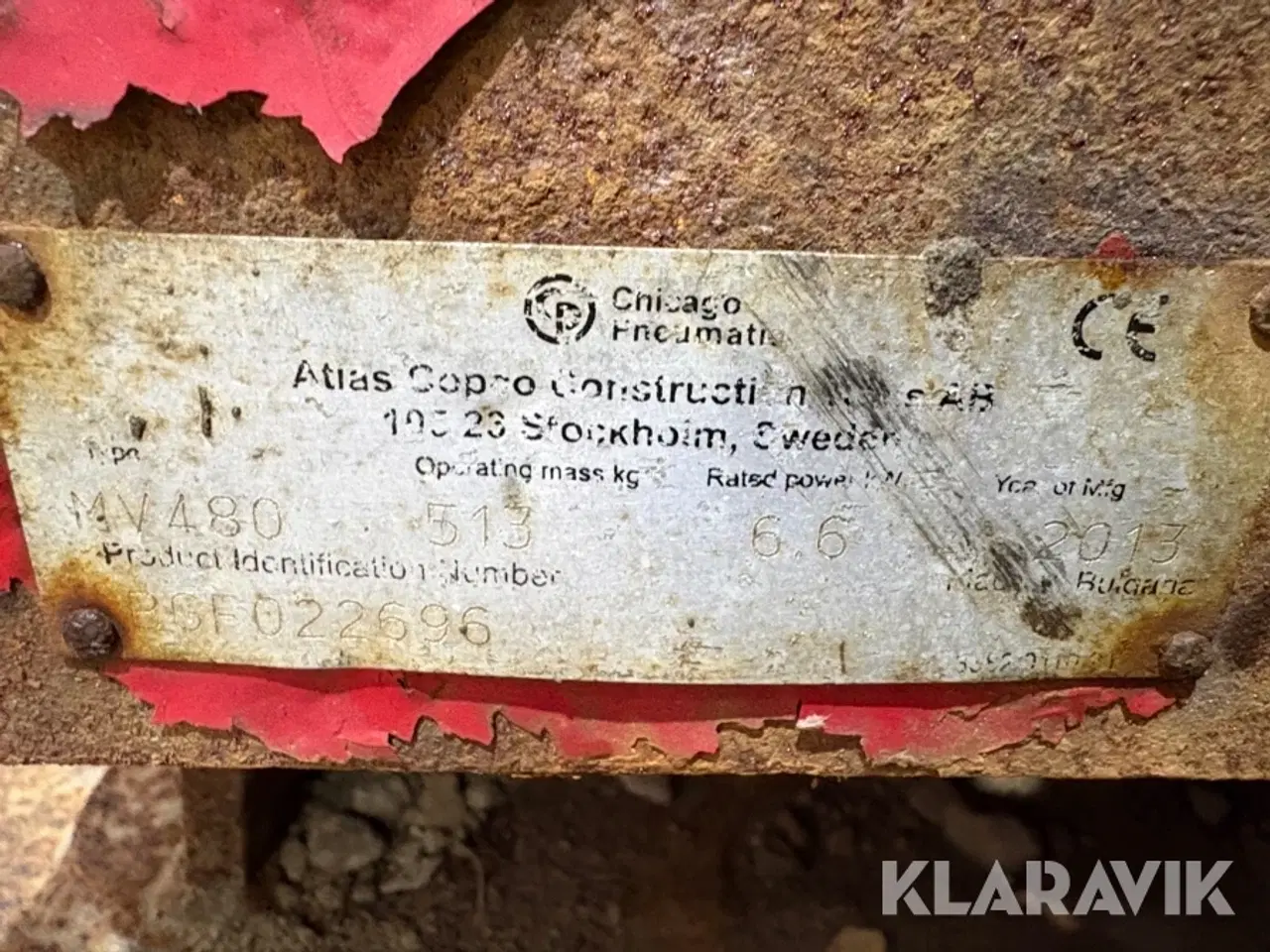 Billede 10 - Pladevibrator Atlas MV480