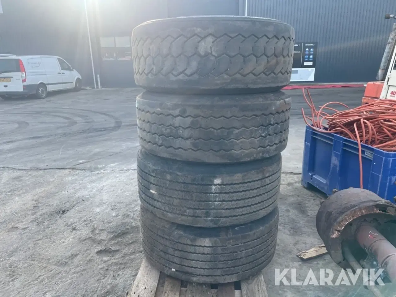 Billede 6 - Lastbilsdæk Bridgestone 385/55R22.5 4 styk