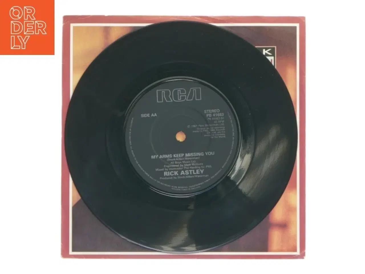 Billede 2 - Rick Astley single plade fra RCA