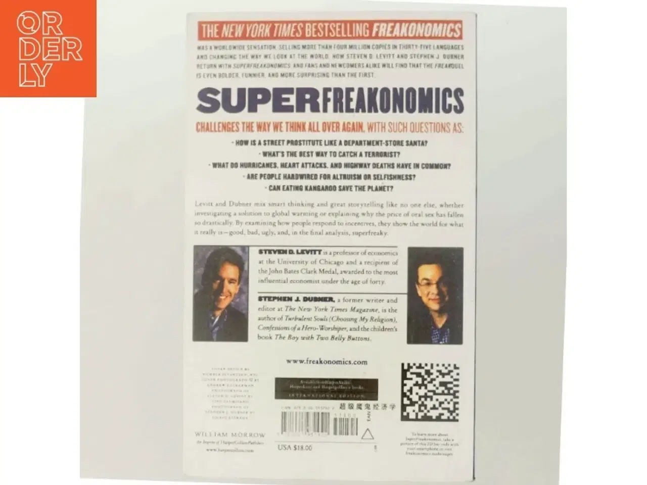 Billede 3 - SuperFreakonomics: Global Cooling, Patriotic Prostitutes, and Why Suicide Bombers Should Buy Life Insurance af Steven D. Levitt (Bog)