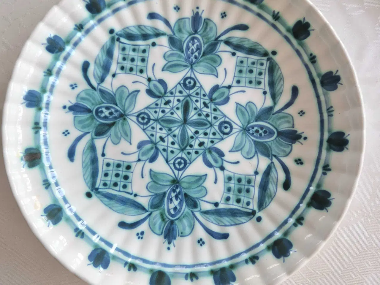 Billede 1 - Vintage Royal Delft pynte tallerken fra 60erne 