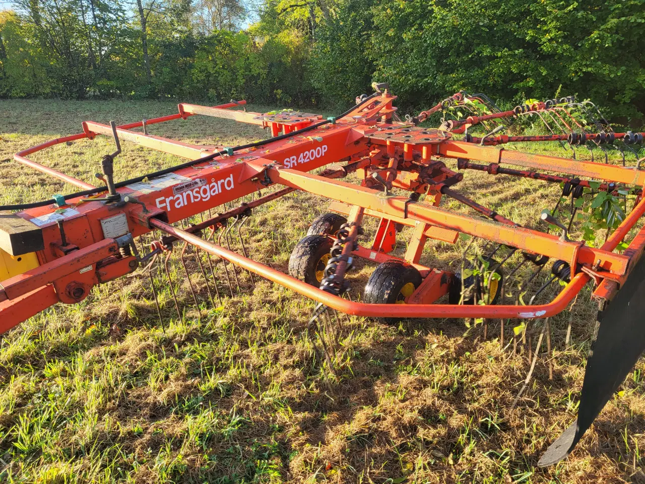 Billede 2 - Stor rive til lille traktor