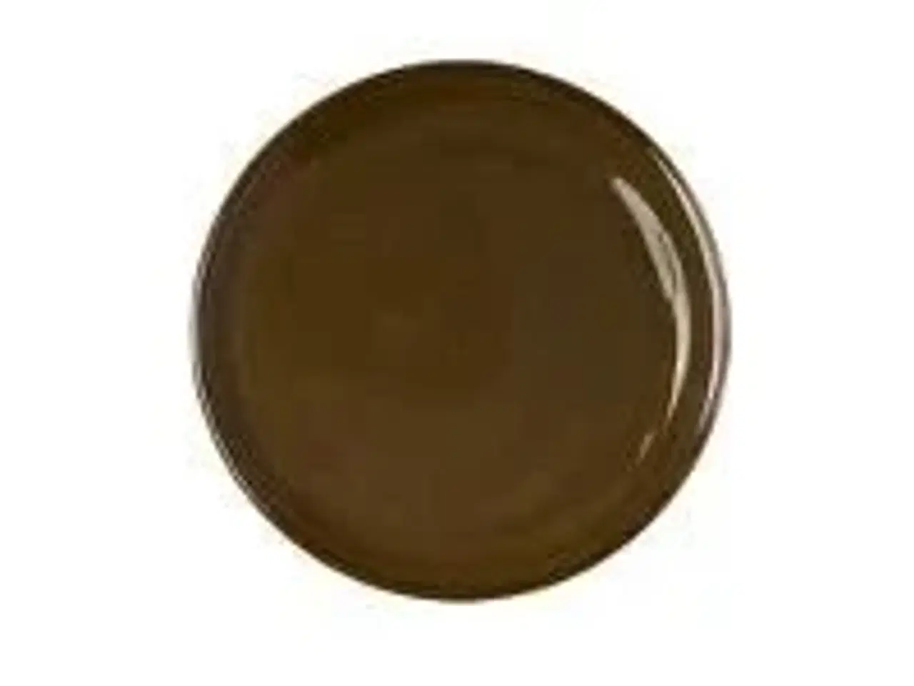 Billede 1 - 12 stk. Tallerken stentøj valnød 160 mm Rustik