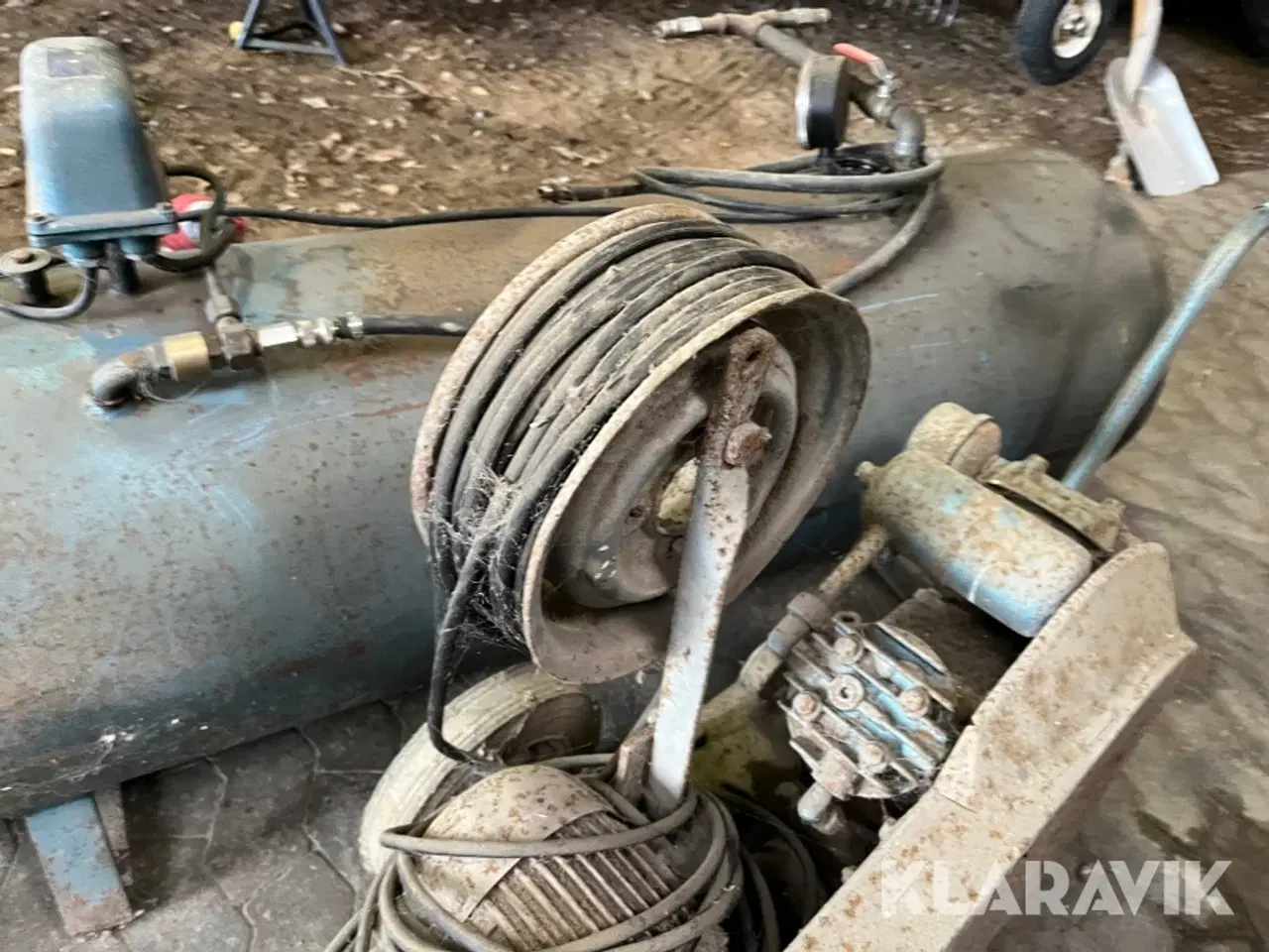 Billede 5 - Luft tank med kompressor