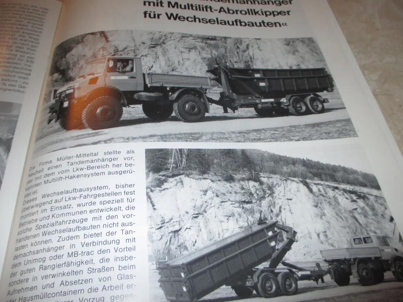 Billede 6 - Mercedes Unimog+ MB trac  brochure