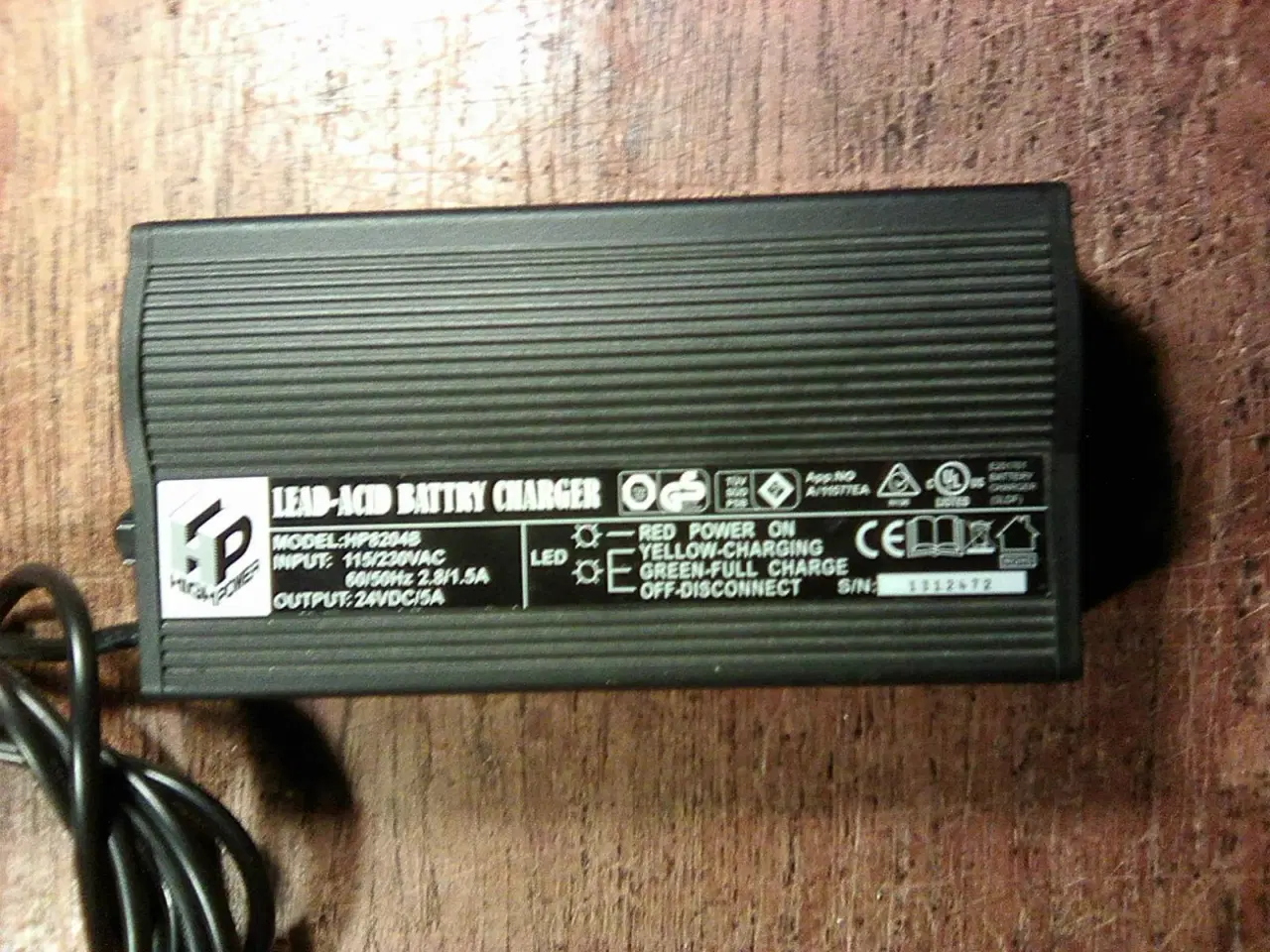 Billede 1 - Oplader til El-scooter,24volt-5Amp