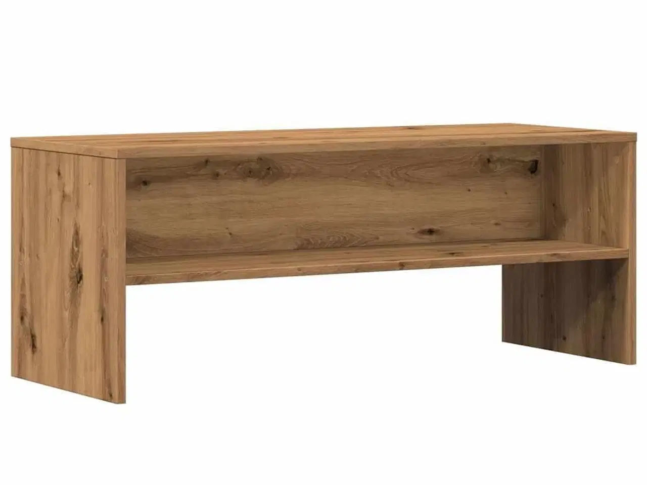 Billede 2 - Tv-bord 100x40x40 cm konstrueret træ kunsteg