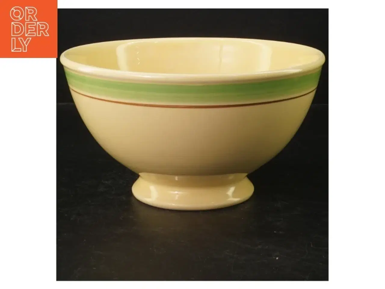 Billede 1 - Retro Gul Keramikskål Viva fra svenske Gefle(str. Ø. 20 cm)