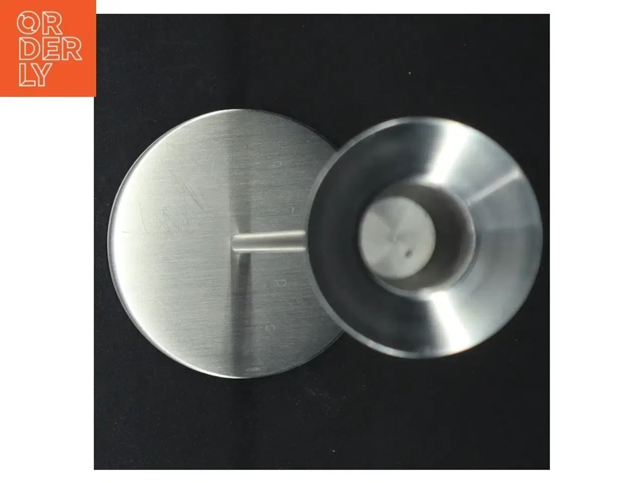 Billede 2 - Lysestage i rustfrit stål fra Piet Hein (str. H 29 cm)