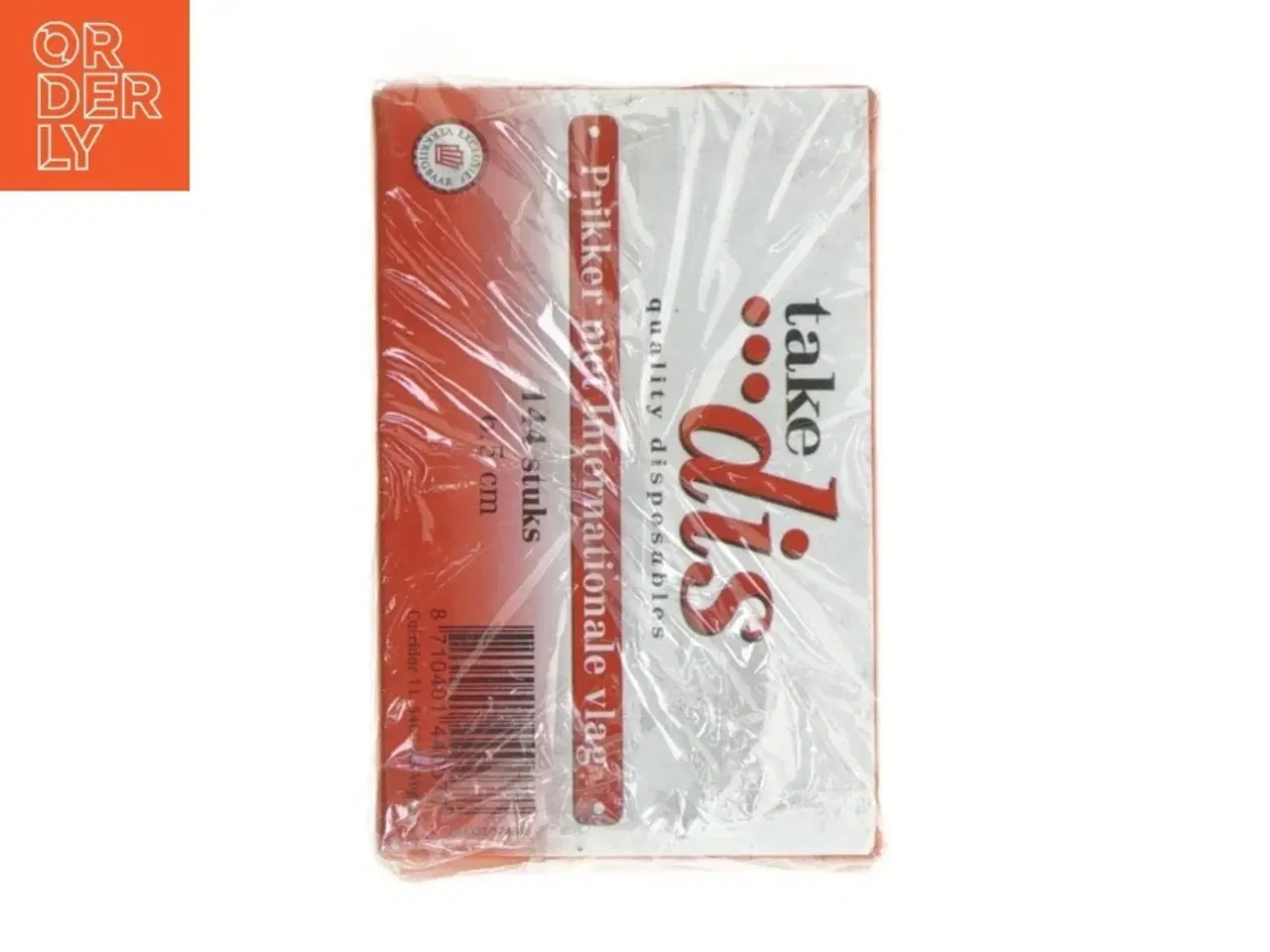 Billede 3 - Cocktail pinde med Internationale Flag (str. 6 komma 5 cm)